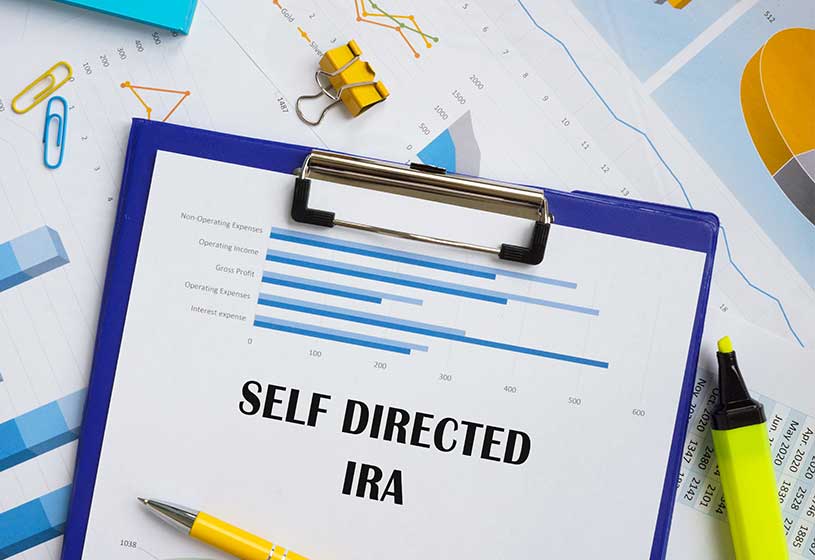 Financial concept about Self Directed IRA